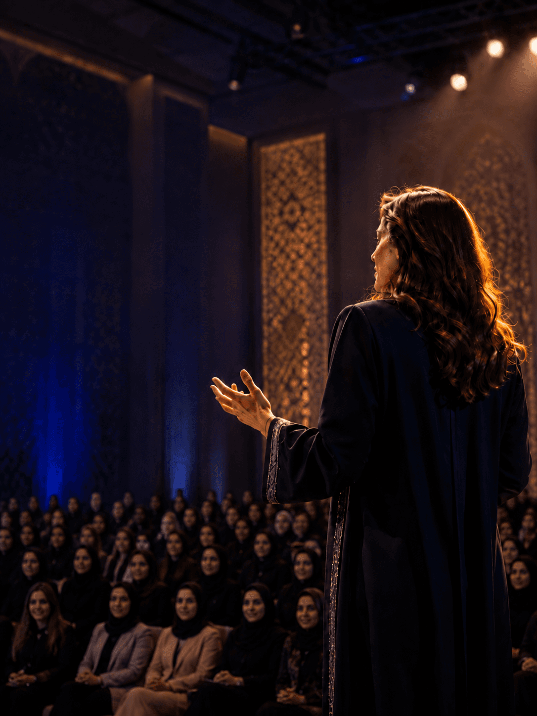 A leader from the Creative Women Platform community