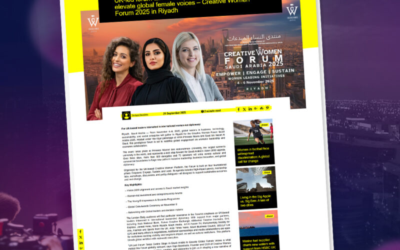 Creative Women Forum Riyadh 2025