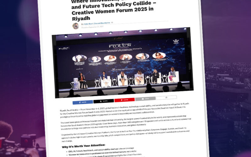 Creative Women Forum Riyadh 2025